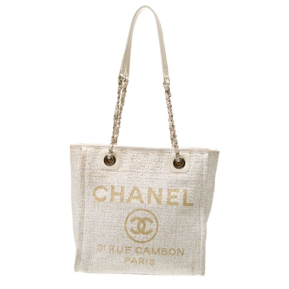 Chanel Mini North South Deauville Shopping Bag